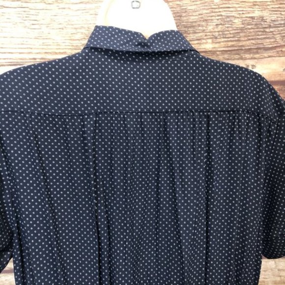 Uniqlo Ines De La Fressange Navy Open Collar Dress - Picture 5 of 8